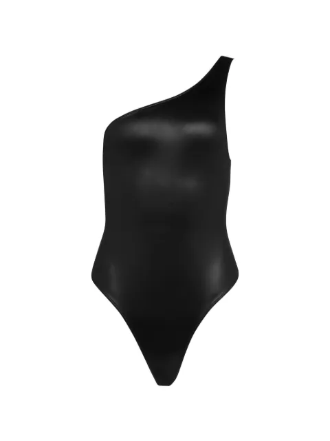 Maison Close Splash asymmetric swimsuit Black 563622