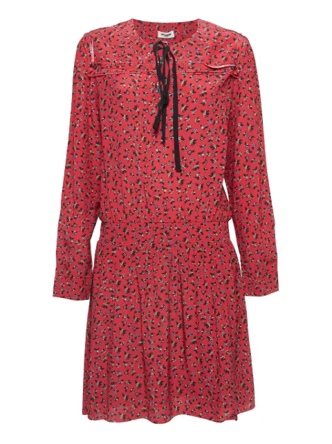 Zadig&Voltaire Remus Liberty floral-print long-sleeve dress Red 1042119
