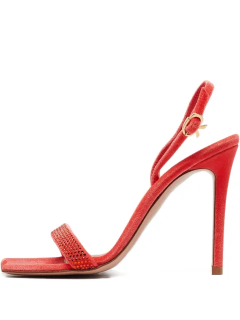 Gianvito Rossi 110mm Britney heeled sandals Orange 1045208