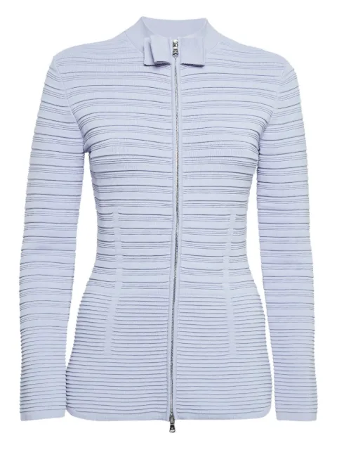 Emporio Armani Pre-Owned ribbed jacket Purple 1033256