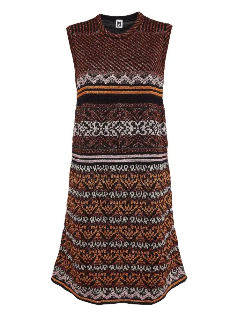 Missoni Pre-Owned geometric-pattern sleeveless dress Brown 1020340