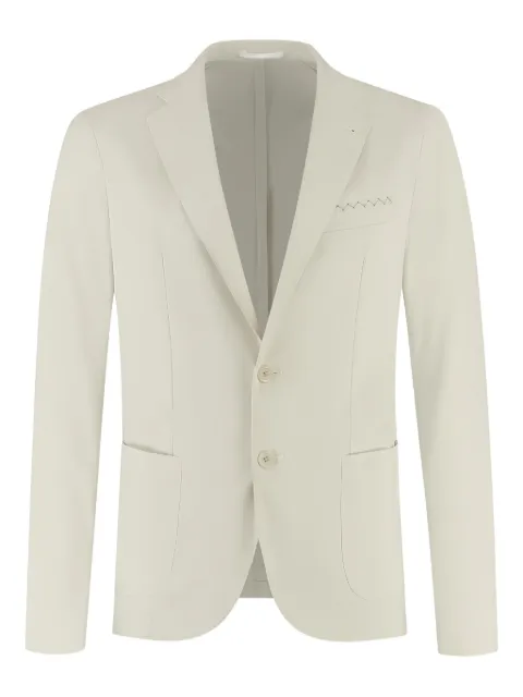 Doriani Cashmere single-breasted blazer Neutrals C138J4547S2T