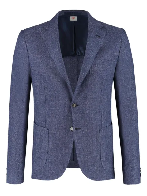 Luigi Borrelli single-breasted blazer Blue 178564