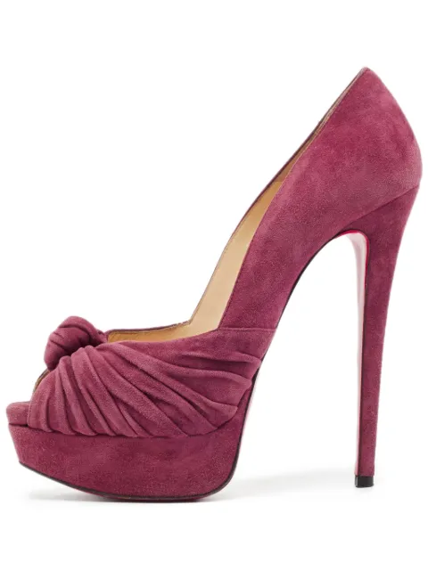 Christian Louboutin Pre-Owned 150mm Lady Gres pumps Red 1076373