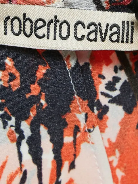 Roberto Cavalli Vintage floral-print dress Red 1050775
