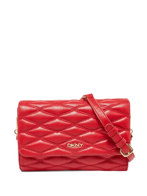 DKNY Vintage quilted shoulder bag Red 1028027