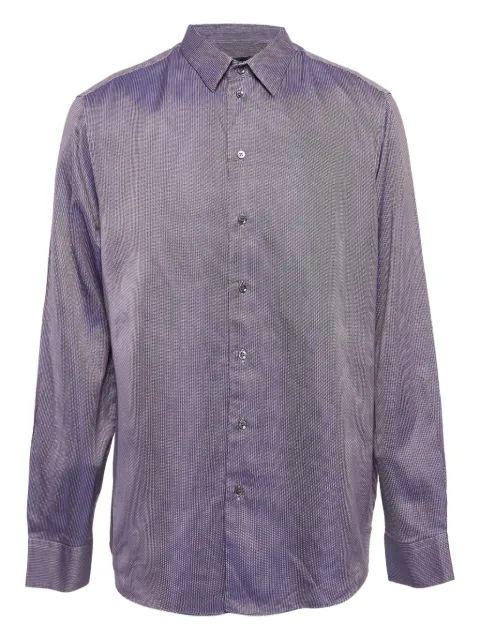 Giorgio Armani Pre-Owned cotton shirt Purple 1034990