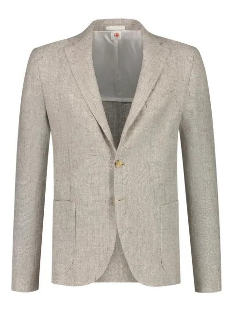 Luigi Borrelli single-breasted blazer Neutrals 178563
