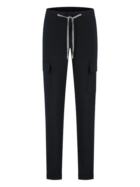 Marco Pescarolo drawstring-waist trousers Blue TOR511