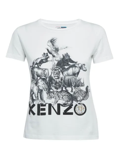 Kenzo Pre-Owned cotton T-shirt White 1002055