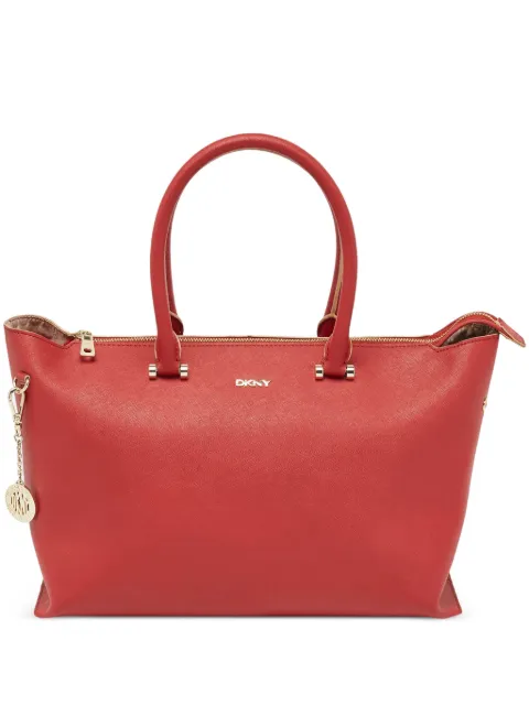 DKNY Vintage Pre-Owned leather tote bag Red 1005198