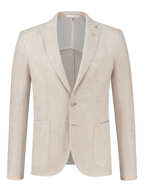 Luigi Borrelli single-breasted blazer Neutrals G27430