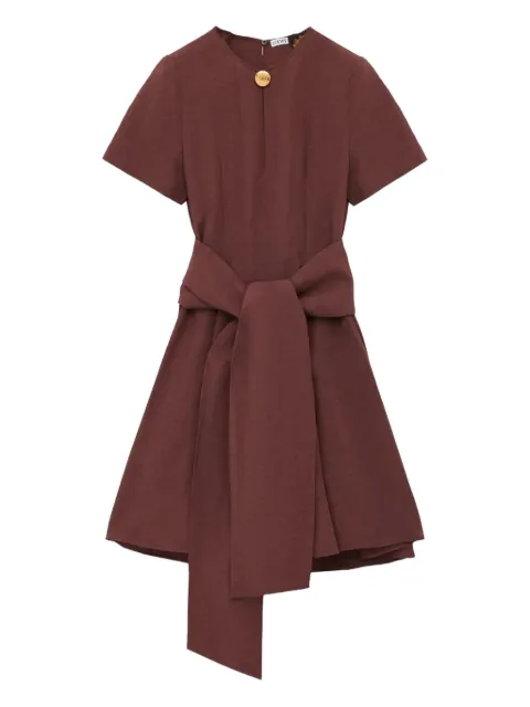 LOEWE Pebble Anagram mini dress Brown S616Y09XB7