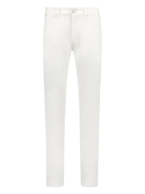 PT Torino logo-patch trousers White C5DT05Z00BASOA42