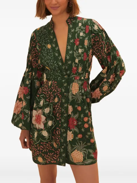 FARM Rio floral-print midi dress Green 337581