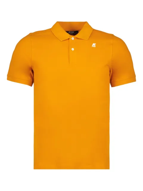 K-Way Vinnie two-button logo polo shirt Orange K7121MW