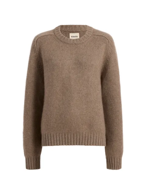 KHAITE Mae long-sleeve sweater Neutrals 9085600216
