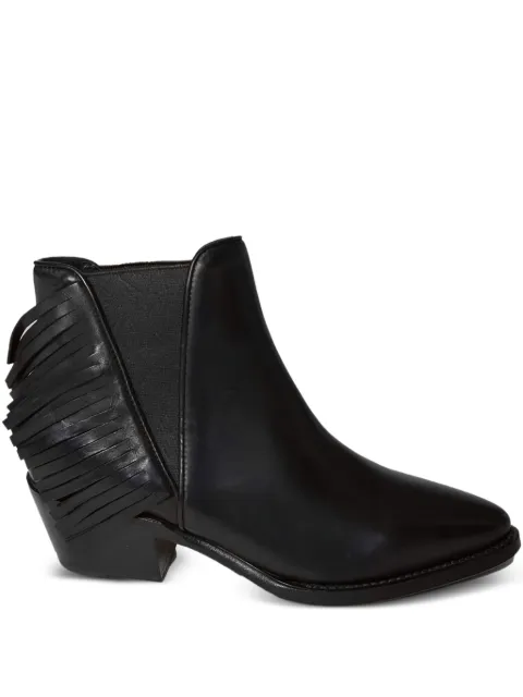 Damy fringed ankle boots Black KELM837FOULARD