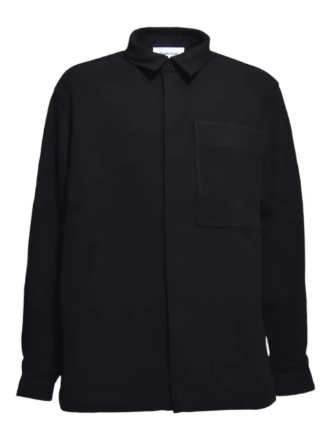 Études Studio long sleeve shirt jacket Black H24MMOUT37199