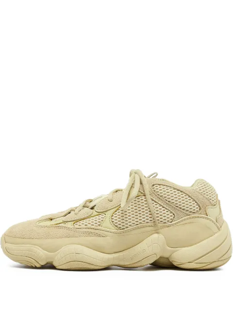 adidas Yeezy pre-owned 500 mesh-panelled sneakers Yellow 965833