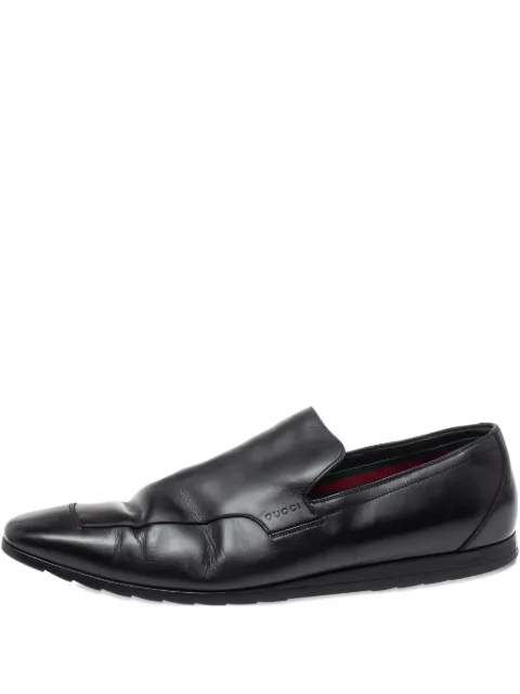 Gucci Pre-Owned 2024 leather loafers Black 384206