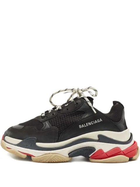 Balenciaga Pre-Owned chunky panelled sneakers Black 856921