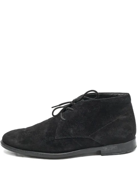 Tod's Vintage suede lace boots Black 1125320