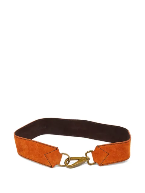 Miu Miu Pre-Owned suede belt Orange 1002774