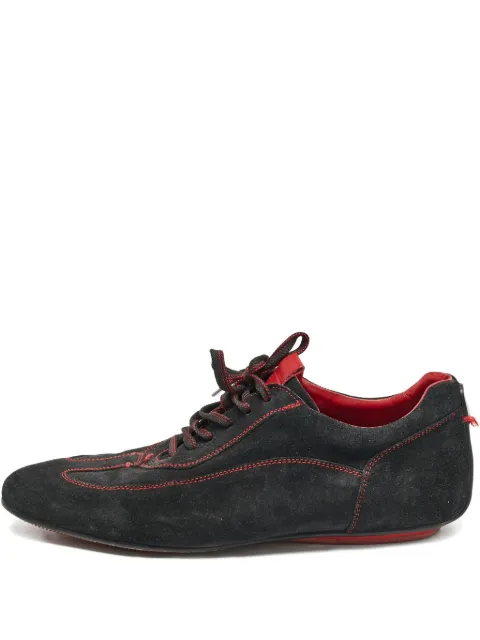 Carolina Herrera Vintage 2024 suede sneakers Black 1126779