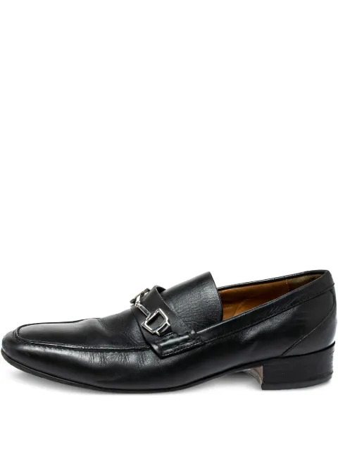 Gucci Pre-Owned Horsebit loafers Black 367111