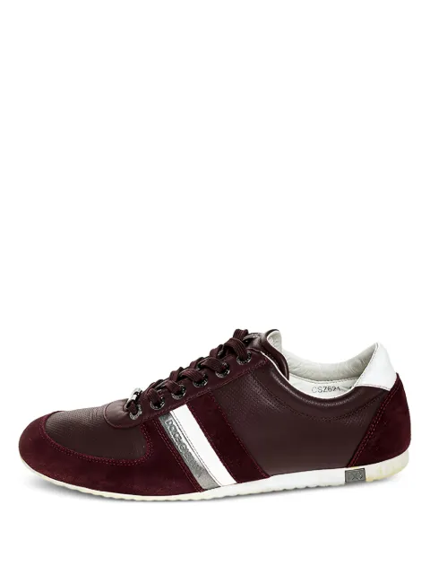 Dolce & Gabbana Pre-Owned leather low-top sneakers Red 252478