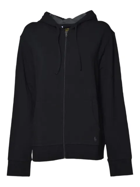 Polo Ralph Lauren logo-embroidered hoodie Black 714962527003