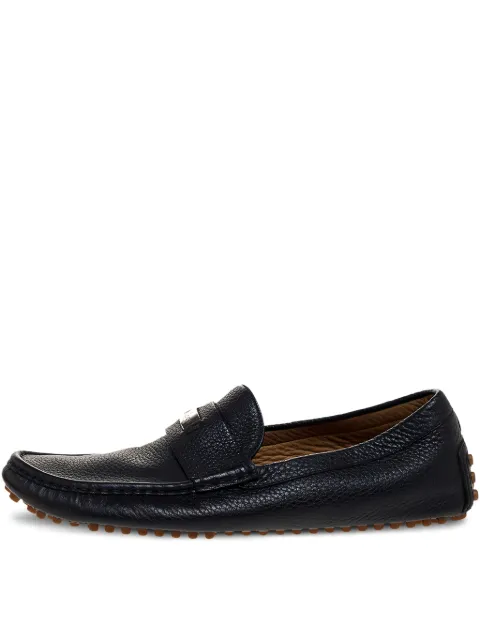 Gucci Pre-Owned leather loafers Black 318309