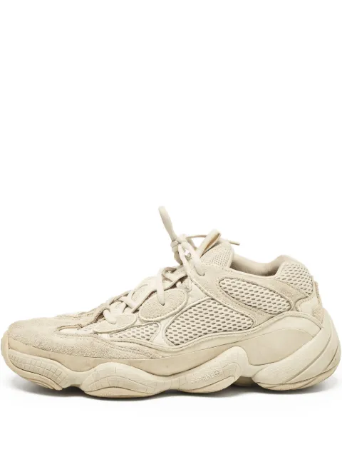 adidas Yeezy pre-owned 500 mesh-panelled sneakers Neutrals 1080221