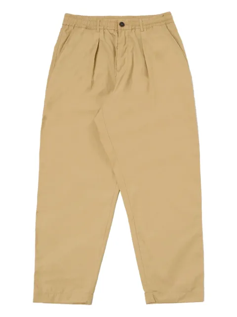 Universal Works pleated utility trousers Neutrals 32200