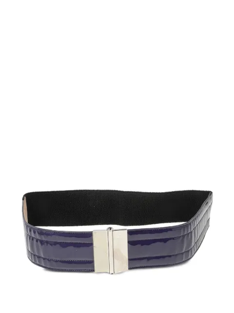 Dolce & Gabbana Pre-Owned patent-leather belt Purple 569798