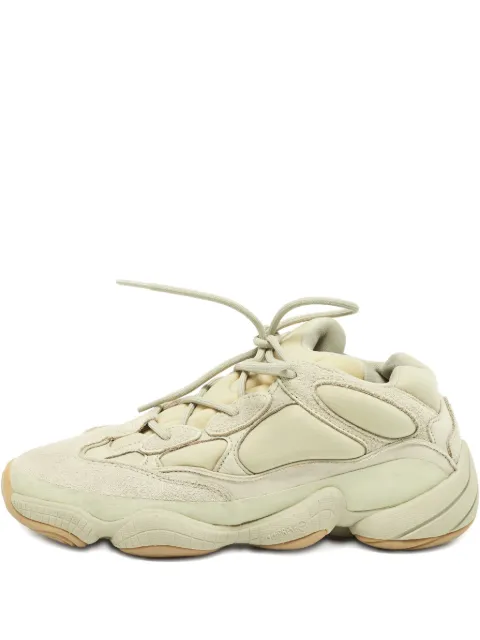 adidas Yeezy 2019 pre-owned Yeezy 500 suede chunky-sole sneakers Green 965828