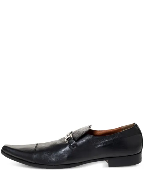 Dolce & Gabbana Pre-Owned logo-plaque leather loafers Black 310162