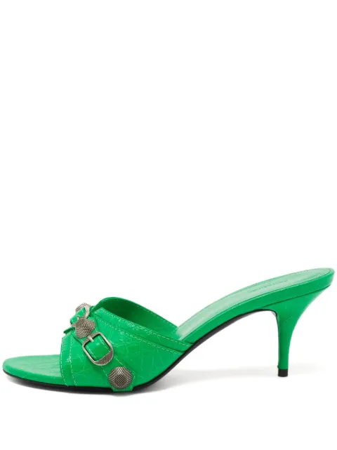 Balenciaga Pre-Owned 75mm Le Cagole sandals Green 742367