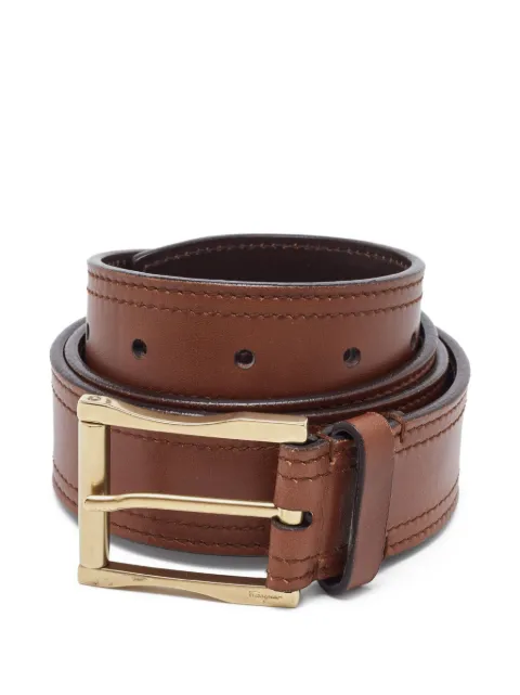 Ferragamo Pre-Owned leather belt Brown 1113675