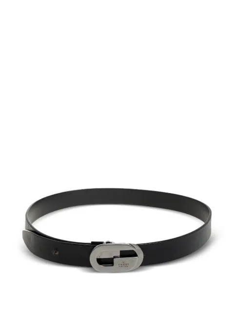Gucci Pre-Owned leather belt Black 444810