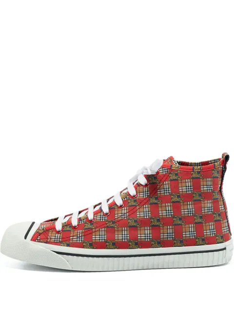 Burberry Pre-Owned Kingly sneakers Red 1079132
