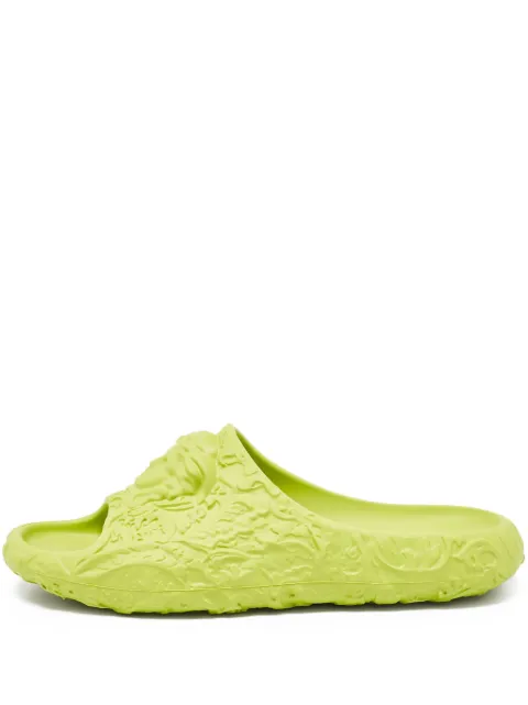 Versace Pre-Owned Medusa moulded slides Green 1047936