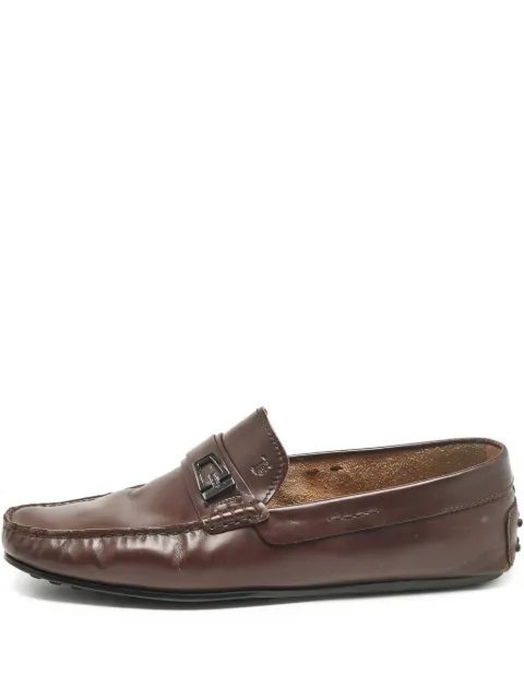 Tod's Vintage leather loafers Brown 1033051
