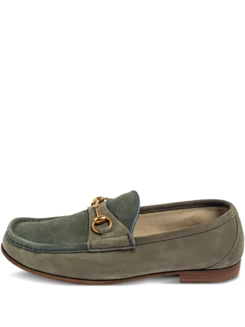 Gucci Pre-Owned Horsebit loafers Grey 445657