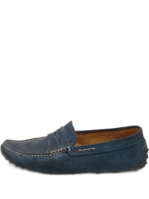 Tod's Vintage suede loafers Blue 861544
