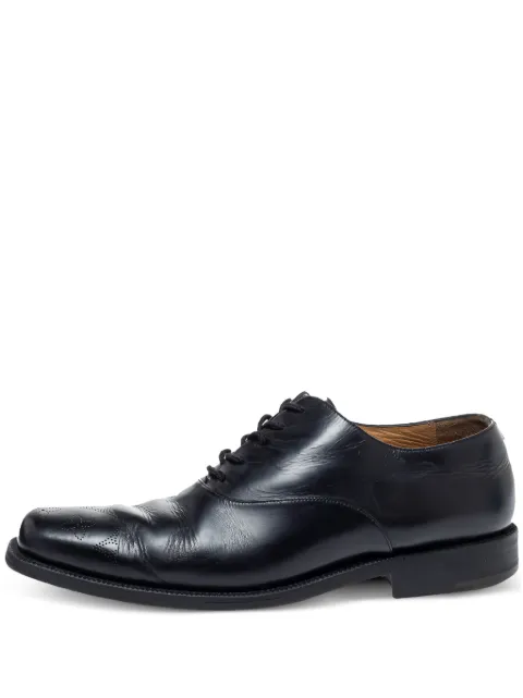 Louis Vuitton Pre-Owned leather oxford shoes Black 325933