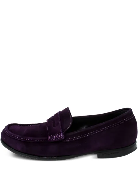 DSQUARED2 pre-owned suede loafers Purple 237590