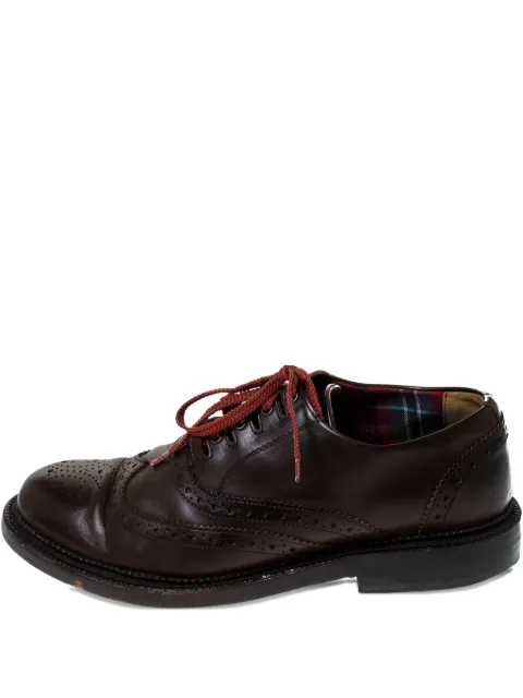 DSQUARED2 leather Brogue Oxford shoes Brown 237645