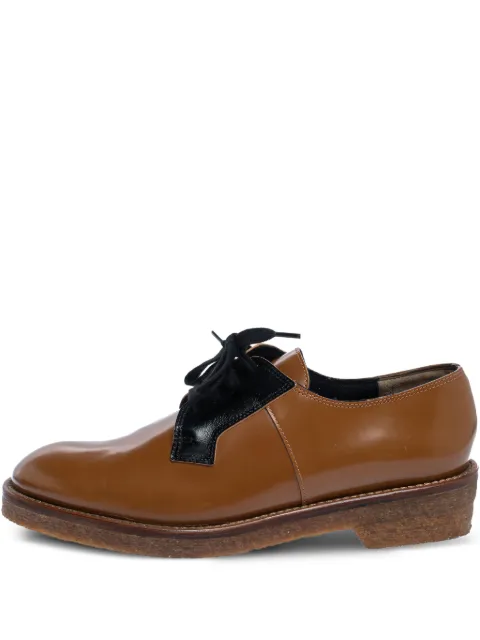 Marni Pre-Owned leather derby shoes Brown 322919